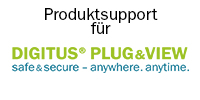 DIGITUS Plug&View Support Banner mit Logo